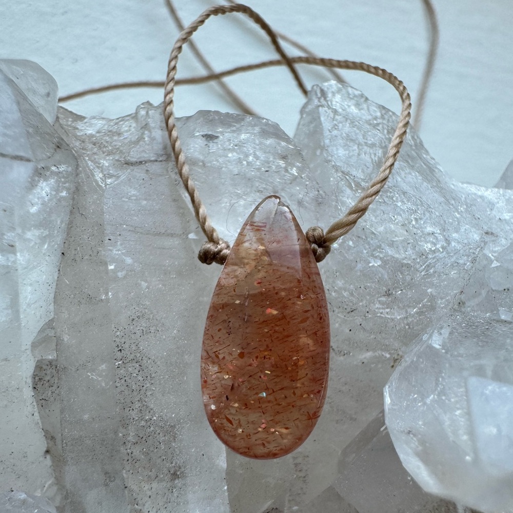 Sunstone necklace